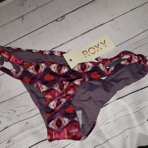 🌊Roxy Strappy Love Scooter Reversible Bikini - Picture 5 of 8